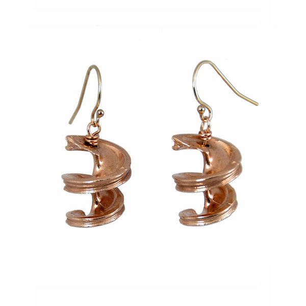 Sea Swirls Short Earrings